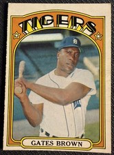 1972 O-Pee-Chee Baseball Gates Brown