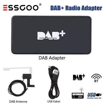 DAB+ Box Für Android Autoradio Externe DAB+ Digital Radio Adapter Box Empfänger
