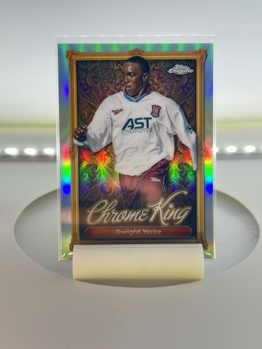 Dwight Yorke #CK-2 2025 Topps Premier League Chrome King card