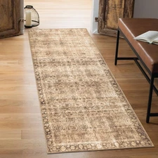 2x7 Rug - Machine Washable Runner Rug with Non-Slip Backing, Ideal for Hallwa...