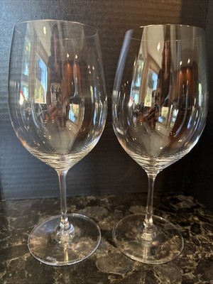 Riedel Cabernet/Merlot/Burgundy Wine Glasses 8 7/8  Set 2 Measures As Vinum