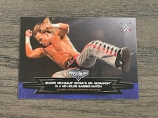 2015 Topps WWE Classic WrestleMania Matches Shawn Michaels Mr. McMahon #24