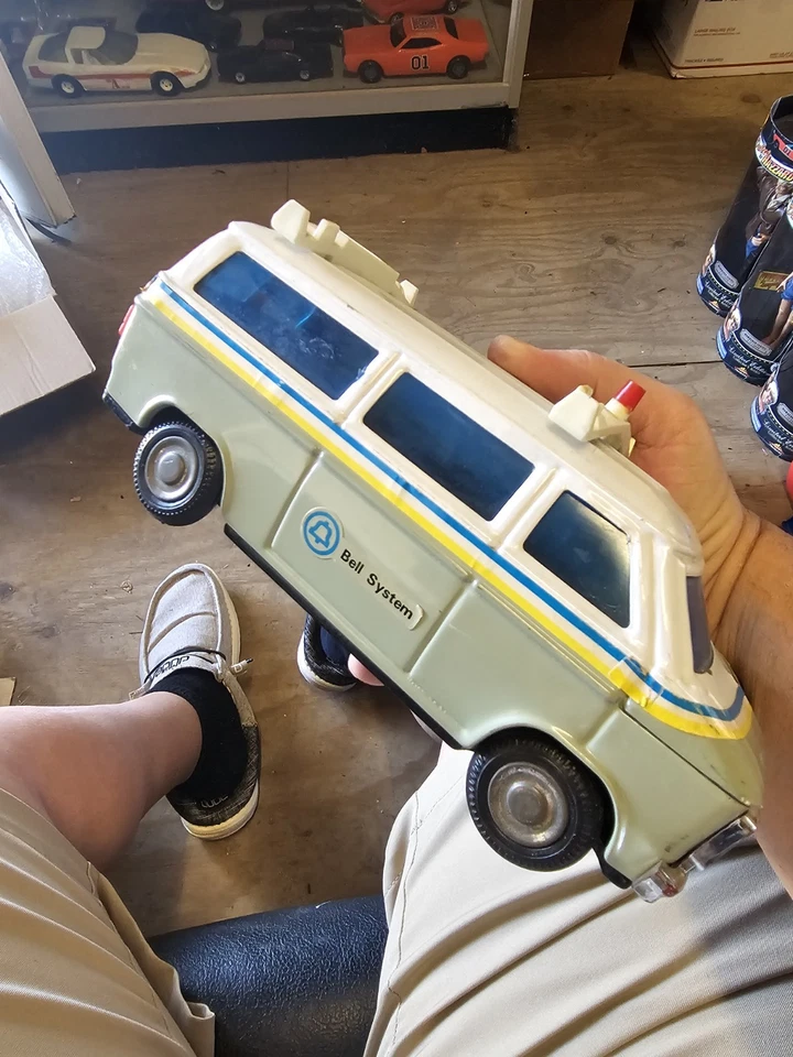 De colección Bell System Telephone Company Promo Van Camión Banco Estampado Occidental Foto 4 de 4