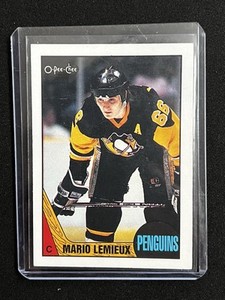 #15 Mario Lemieux - 1987-88 O-Pee-Chee Set Break OPC - Pittsburgh Penguins