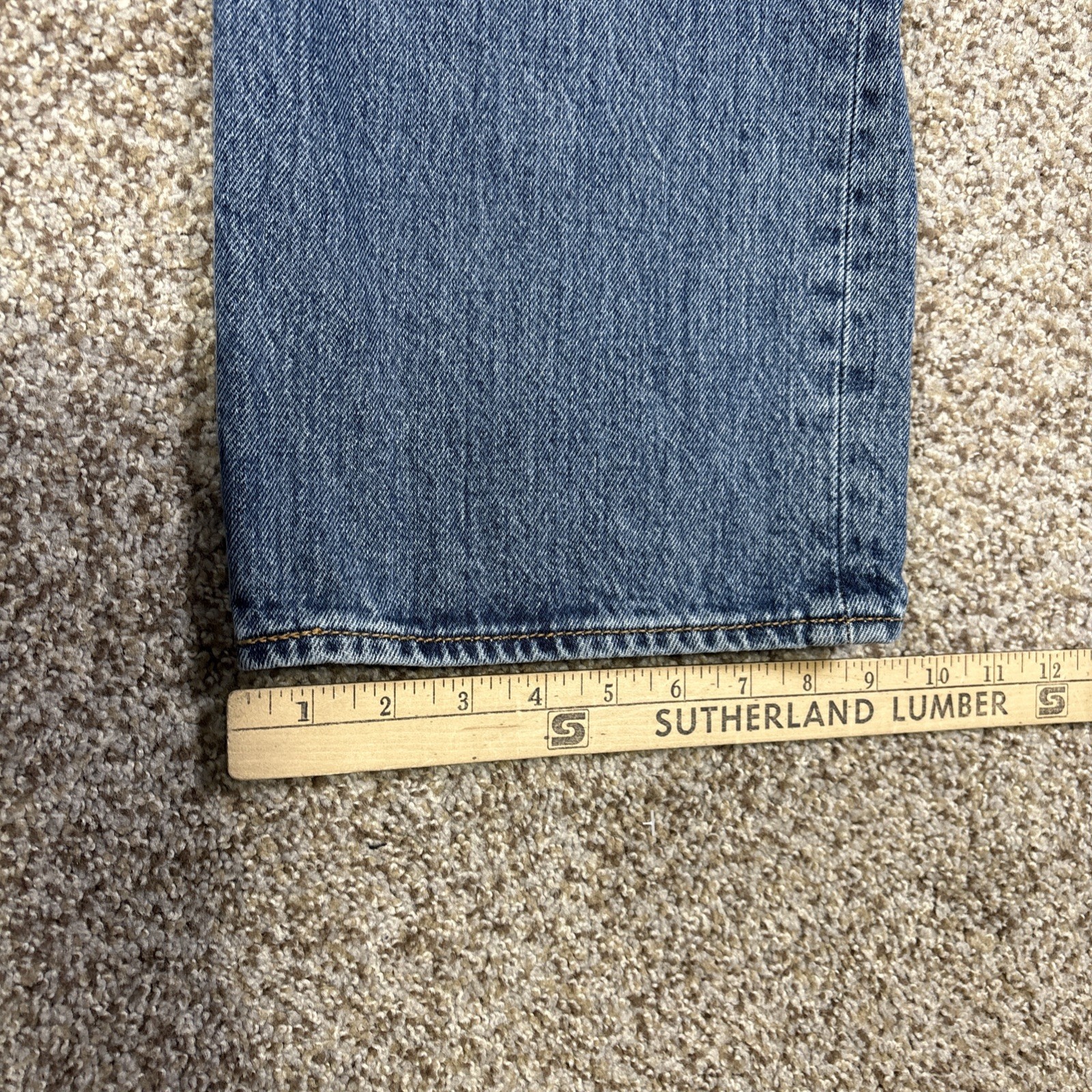 Levis 501 XX Jeans Mens 40x30 Blue Med Wash Denim Button Fly 38x30 - View 11