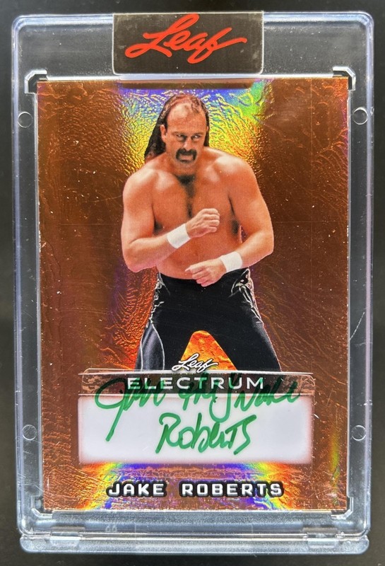 2025 Leaf Electrum Jake Roberts Auto Autograph Bronze #/12