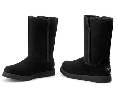 UGG Damen Stiefel Michelle Black Boots 1013462 Lammfell Gefüttert EU43