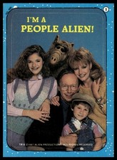 1987 Topps ALF 9 I'm a People Alien Stickers