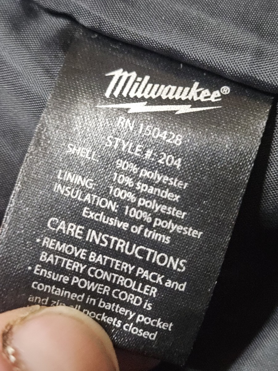 Large Milwaukee Toughshell M12 Heated Jacket Black - Missing Battery & Charger  View 5