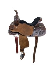1-1281 16 inch New HR Saddlery Signature Series Western Barrel Saddle