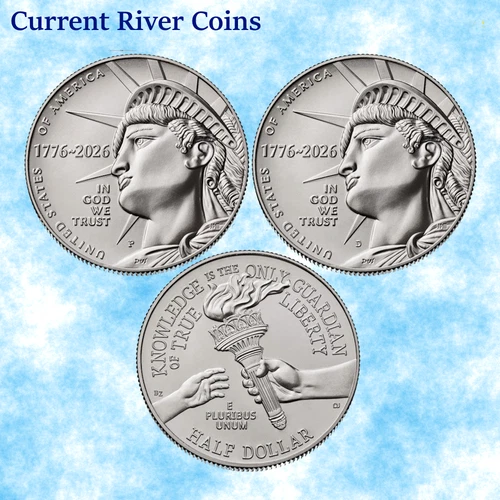 2026-P&D Enduring Liberty Half Dollar Coins BU Mint State
