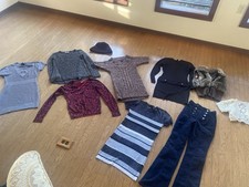 Huge Lot 55 Forever 21 Womens Jrs XS S Tops Dresses New Sweaters Jeans Clothes