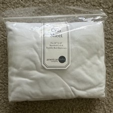 American Baby Company Fitted Crib/Toddler Bed Sheet 28" x 52" 100 Cotton Jersey