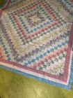 Vintage Arch Quilts Trip Around The World Pastel Patchwork 64”x80” Elmsford, NY — photo 6