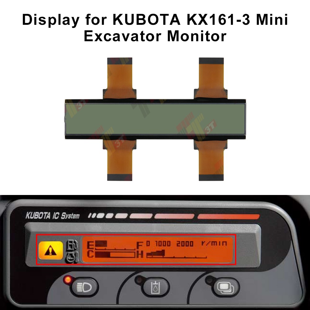 Display for KUBOTA KX135 KX155 KX161 KX185 KX183 U30 U25 Mini