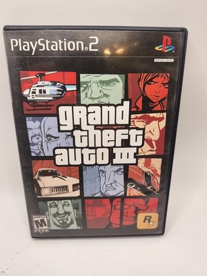 Grand Theft Auto 3 - Sony PlayStation 2 PS2 Complete with Map CIB Black Label