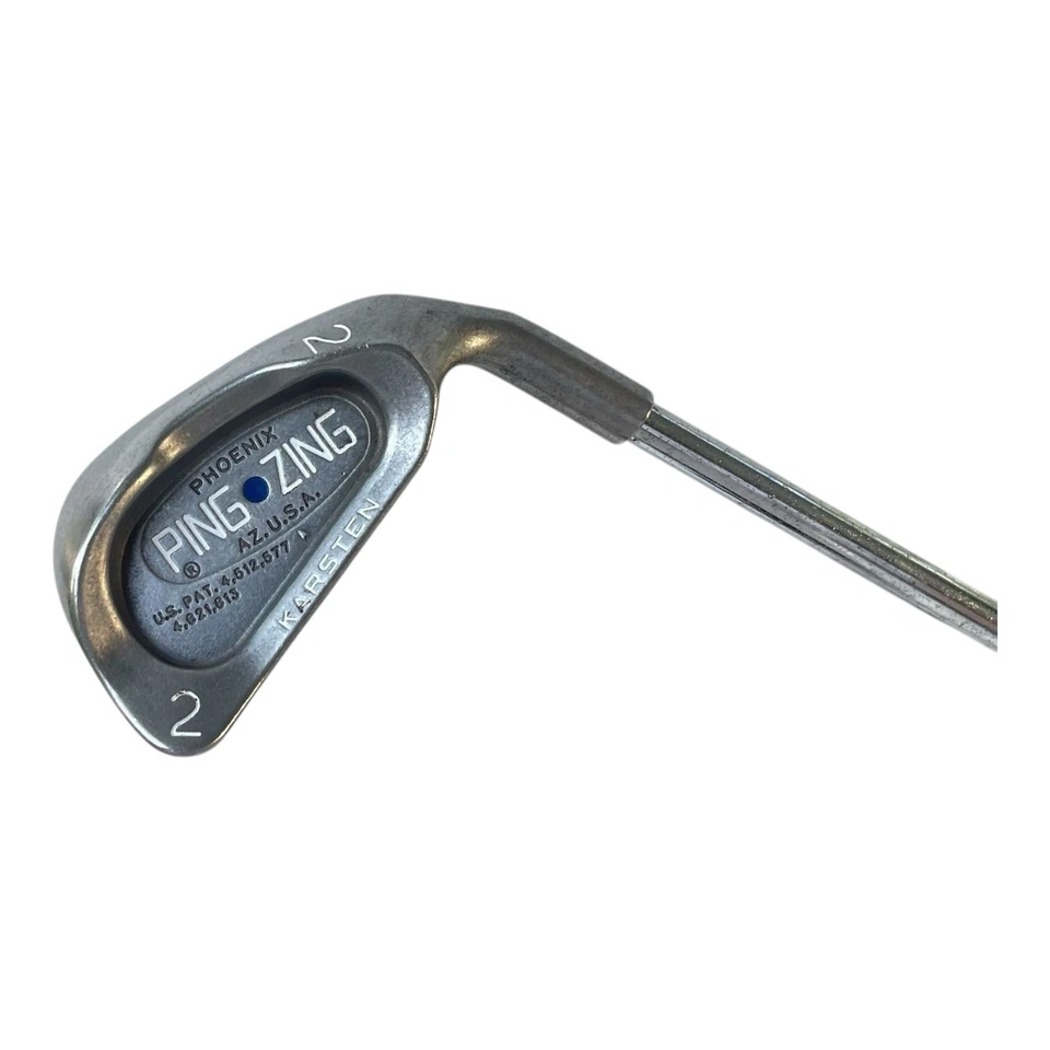Ping Zing Blue Dot 2 Iron Karsten JZ Steel Shaft Senior Flex 39" Right-Handed - Image 3 of 4