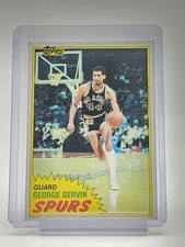 GEORGE GERVIN 1981-82 TOPPS BASKETBALL SPURS #37 Q5194