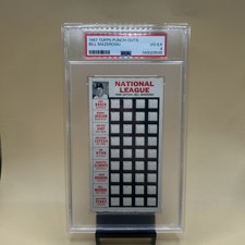 1967 Topps Punch-Outs Bill Mazeroski  Pirates PSA 4 w/Clemente RARE