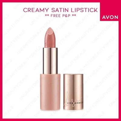 AVON LISA ARMSTRONG SATINcredible CREAMY LIPSTICK - SHADE: Bex, 4.5g