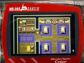 Bandai WonderSwan Color WSC With Box & IPS Screen & New Shell + Glass Lens