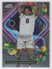 #159 Taylor Hendricks 2023-24 Topps Chrome Cosmic Base RC Utah Jazz
