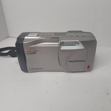 Olympus Camedia D340R 1.3 Megapixel Digital Camera- SD Card Silver-working