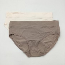 Felina Womens 2-Pack Pima Cotton Wide Waistband Hipster, Multi, L