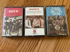 Lot Of 3 Original Beatles Cassette Tapes Capitol All 4XT Original