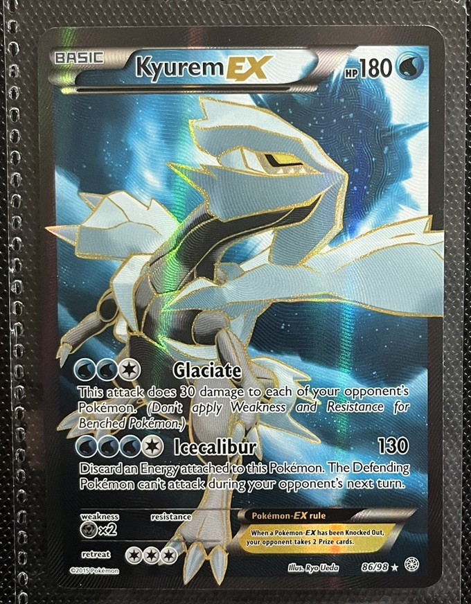 Pokemon TCG Kyurem EX 86/98 XY - Ancient Origins Holo Full Art