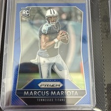 2015 Panini Prizm #264 Marcus Mariota Blue Prizm Rookie SP