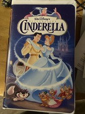 Genuine Vintage Walt Disney Masterpiece Cinderella VHS
