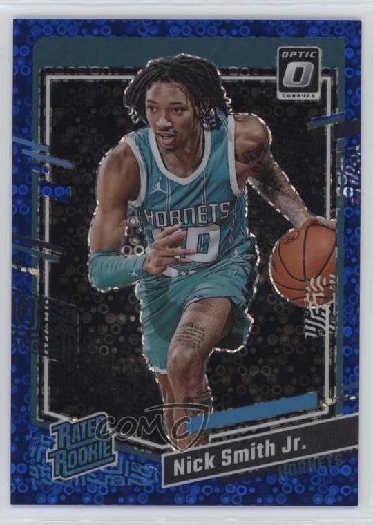 2023 Donruss Optic Rated Fast Break Blue Prizm /49 Nick Smith Jr Rookie RC 7rv