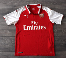CAMISETA DE FUTBOL LOCAL ARSENAL LONDRES 2017/2018 CAMISETA PUMA ROJA TALLA HOMBRE M