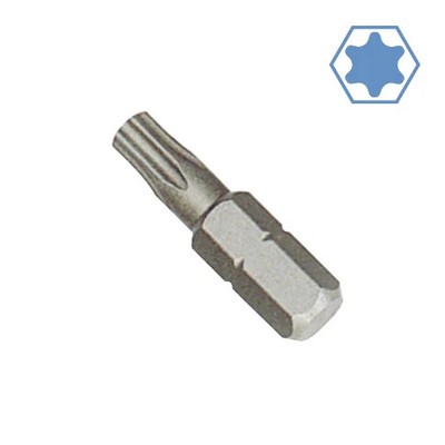 Innensechskant Bit T30 25mm S2 Stahl 1/4 Zoll