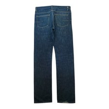 DIOR HOMME BY HEDI SLIMANE ERA WASHED FADED RAW INDYGO NAVY DENIM JEANS VINTAGE