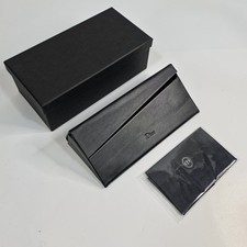 Christian Dior Case for Sunglasses Folding Triangular Hard Case w/Cloth  Box