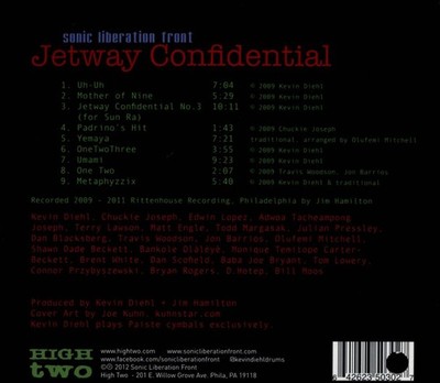 SONIC LIBERATION FRONT JETWAY CONFIDENTIAL NEW CD
