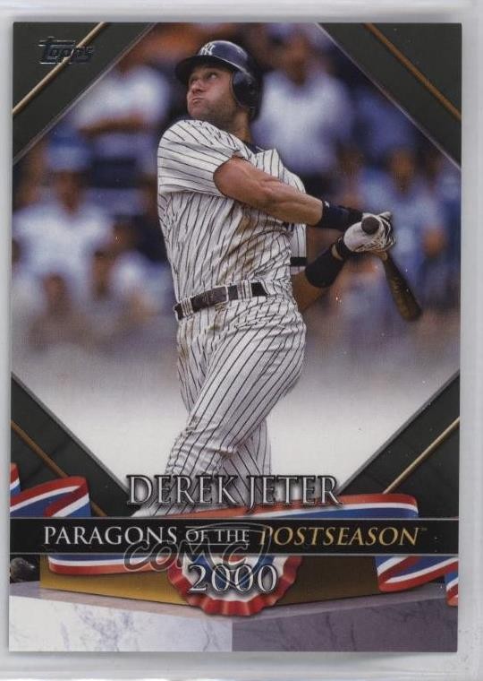 2022 Topps Update Paragons of the Postseason Black 159/299 Derek Jeter HOF 15v7