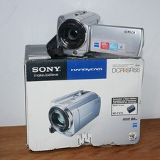 Sony DCR-SR68 80GB Handycam Digital Camcorder WORKS LCD HINGE ISSUE W BOX