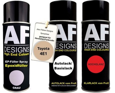 Epoxid Spraydose Set für Toyota 4E1 Light Topaz Metallic Spraydose EP Grundierun
