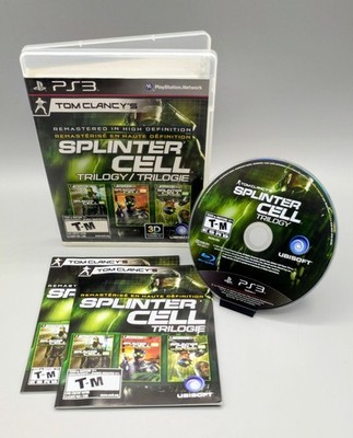 Tom Clancy's Splinter Cell: Trilogy (PS3, 2011) VGC Complete CIB Manual TESTED