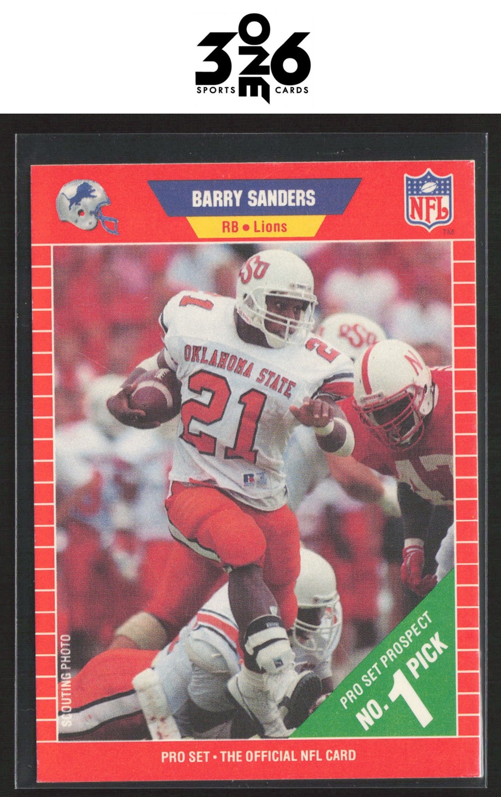 Barry Sanders 1989 Pro Set Rookie #494