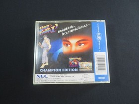 pc engine Street fighter II dash 2 II'  ' NEC Japan hu card hucard game tested