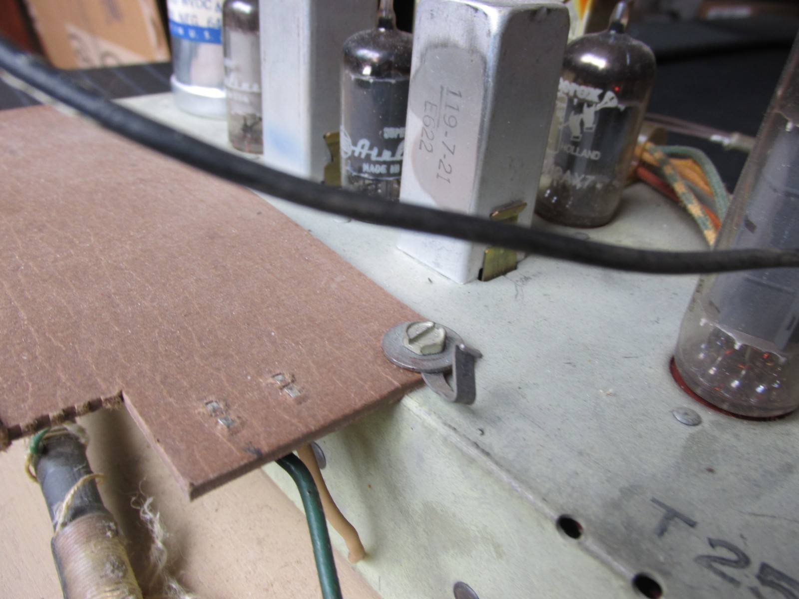 Mono 6BQ5, 12AX7A, GAX7, 6BA6 TUBE  AMPLIFIER AMP w/ RARE Rola, Amperex Working