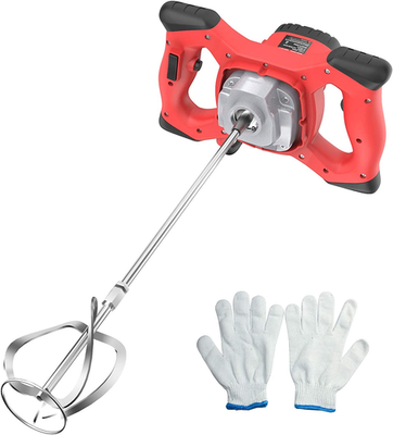 #ad Cement Mixer 2100W Electric Concrete Mixer with 6 Speed 110V Handheld Mud Mixe $82.38