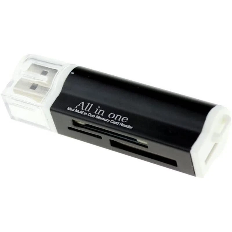 USB Memory Card Reader Adapter All In One for Micro SD MMC SDHC TF M2 MS Duo - Image 3 of 4