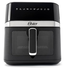 Oster Air Fryer 10-Preset Digital Functions Nonstick 4-Quart Removable Viewin...