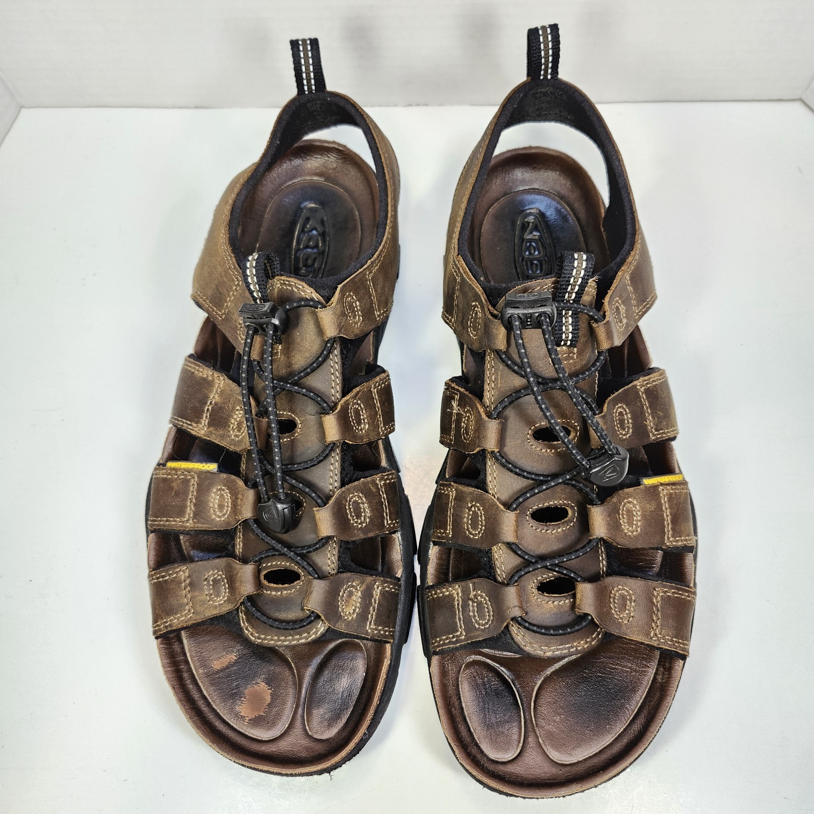 Sandali KEEN uomo tg 12 Daytona impermeabili sport escursionismo punta aperta marrone