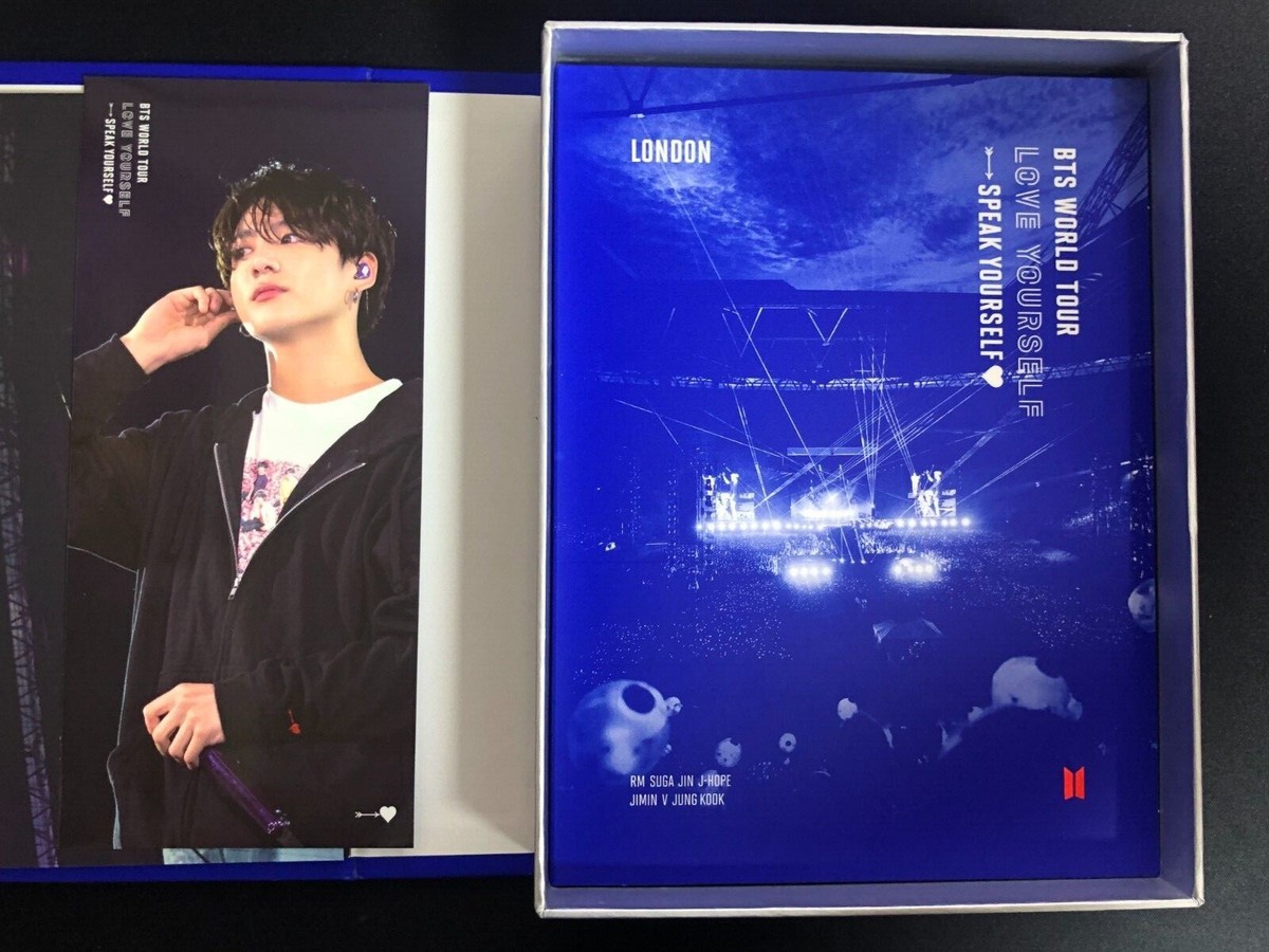 BTS WORLD TOUR LONDON LOVE YOURSELF SPEAK YOURSELF DVD FULL SET
